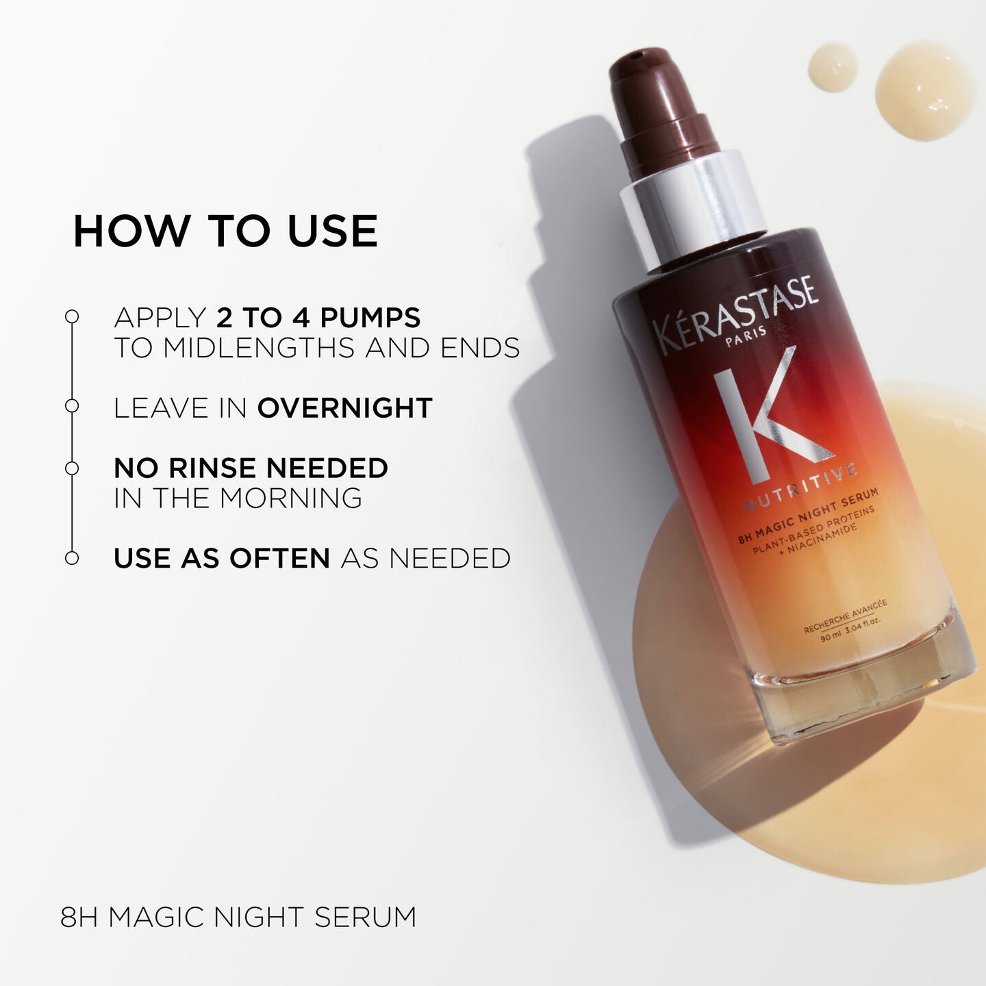 Nutritive 8h Magic Night Hair Serum
