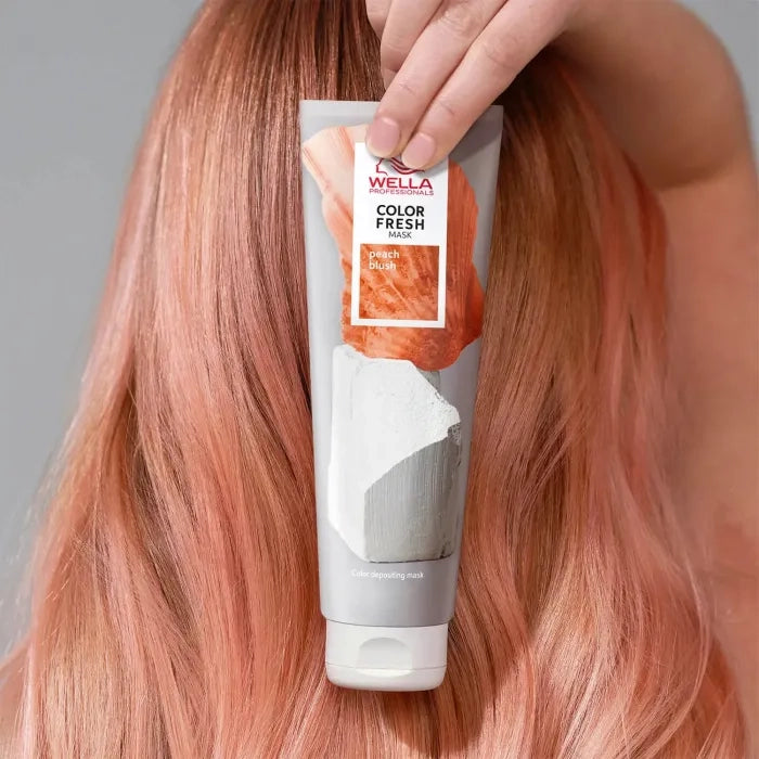 Color Fresh Semi-Permanent Hair Mask in Peach Blush